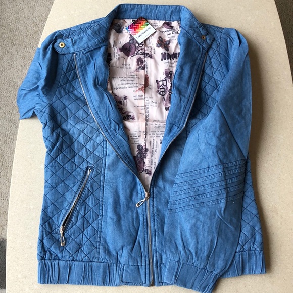 NEW!  DENIM JACKET - Picture 7 of 8